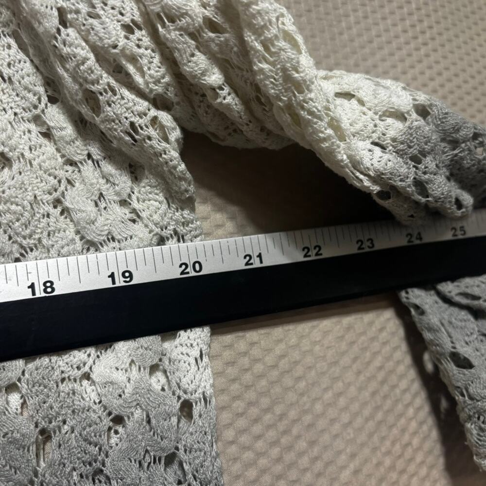 Daytrip Small Ombre Crochet Fringe Kimono Boho Festival Beach Cover Up Western - Picture 6 of 8